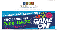 Desktop Screenshot of fbcjennings.com